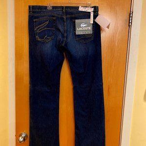 Lacoste Alligator Embroidered Jeans nwt Flared Leg